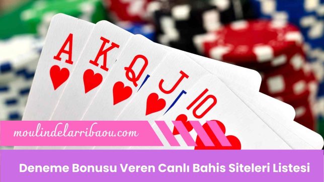 Deneme Bonusu Veren Canlı Bahis Siteleri Listesi